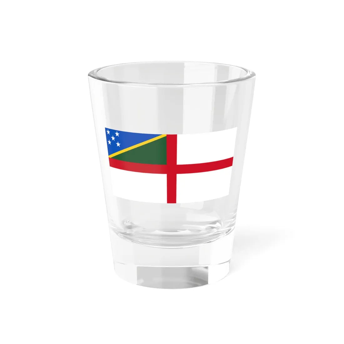 Naval Ensign of the Solomon Islands (Solomon Islands) Shot Glass 1.5oz 1.5oz - Go Mug Yourself