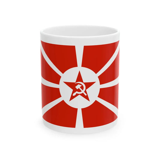 Naval Ensign of the Soviet Union 1923-1935 (Russia) White Coffee Mug 11oz - Go Mug Yourself