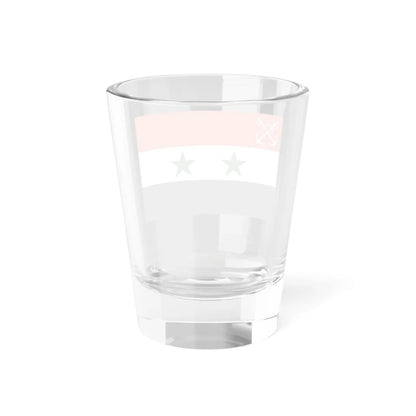 Naval Ensign of the United Arab Republic (Egypt) Shot Glass 1.5oz - Go Mug Yourself
