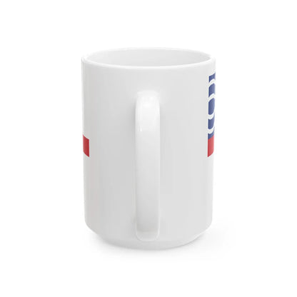 Naval Ensign of the West Indies Federation 1958-1962 (Antigua and Barbuda) White Coffee Mug - Go Mug Yourself