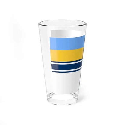 Naval ensign of Ukraine 1997-2007 (Ukraine) Pint Glass 16oz - Go Mug Yourself