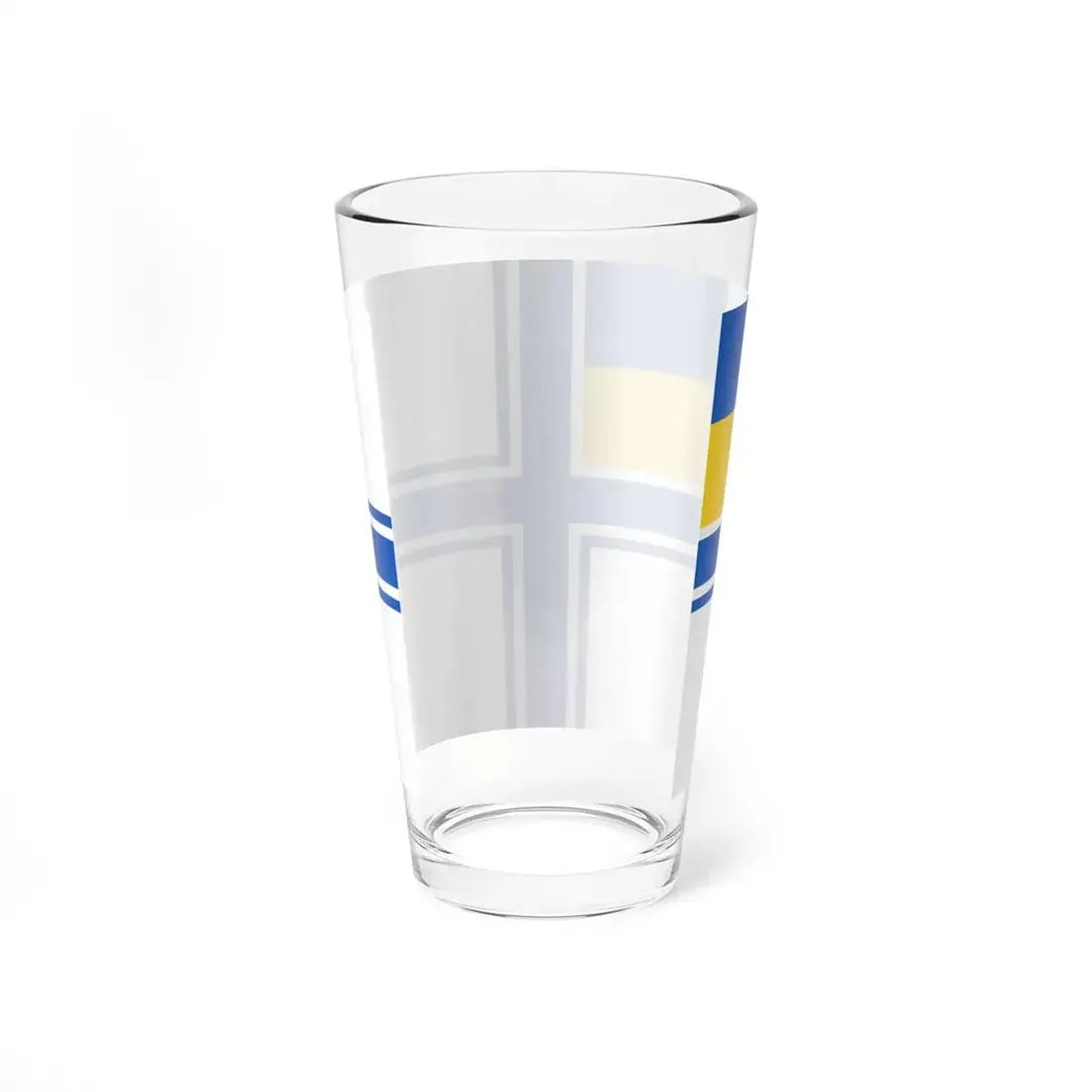 Naval Ensign of Ukraine (Ukraine) Pint Glass 16oz - Go Mug Yourself