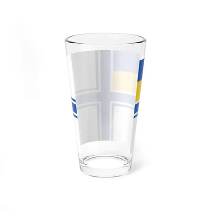 Naval Ensign of Ukraine (Ukraine) Pint Glass 16oz - Go Mug Yourself