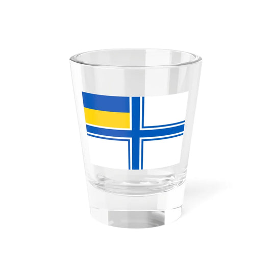 Naval Ensign of Ukraine (Ukraine) Shot Glass 1.5oz 1.5oz - Go Mug Yourself