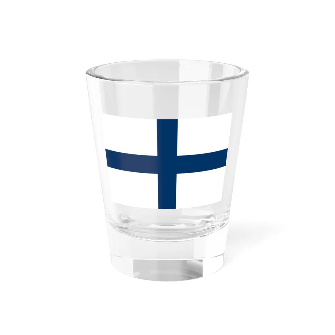 Naval Ensign of Ukrainian Cossacks 1787 (Ukraine) Shot Glass 1.5oz 1.5oz - Go Mug Yourself