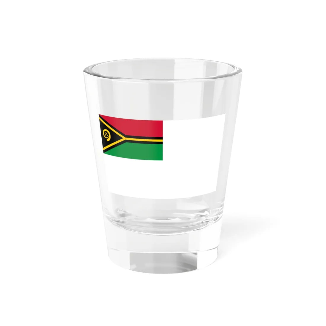 Naval Ensign of Vanuatu (Vanuatu) Shot Glass 1.5oz 1.5oz - Go Mug Yourself