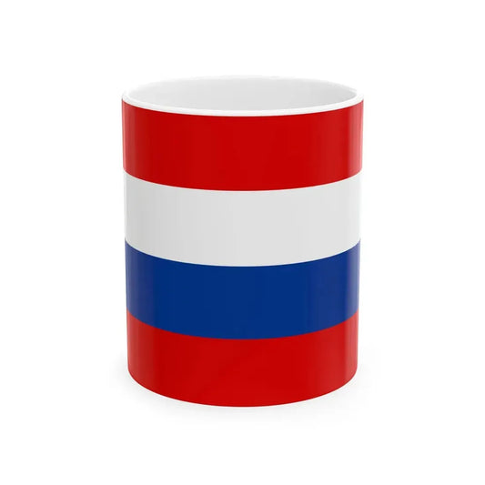 Naval Ensign of Yugoslavia 1920 (Croatia) White Coffee Mug 11oz - Go Mug Yourself