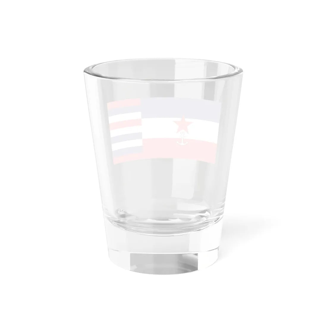 Naval ensign of Yugoslavia 1942 (Croatia) Shot Glass 1.5oz - Go Mug Yourself