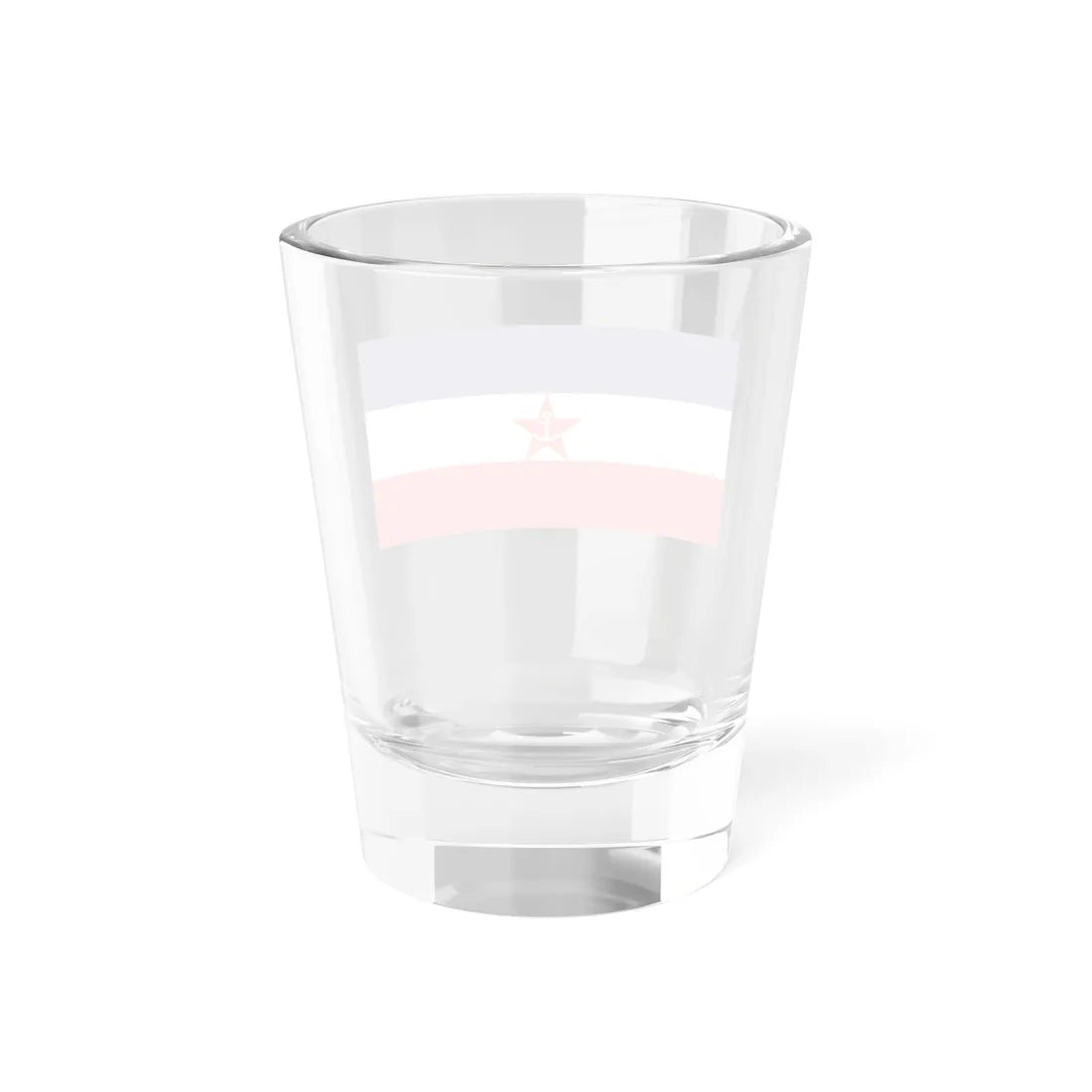 Naval ensign of Yugoslavia 1943-1949 (Croatia) Shot Glass 1.5oz - Go Mug Yourself