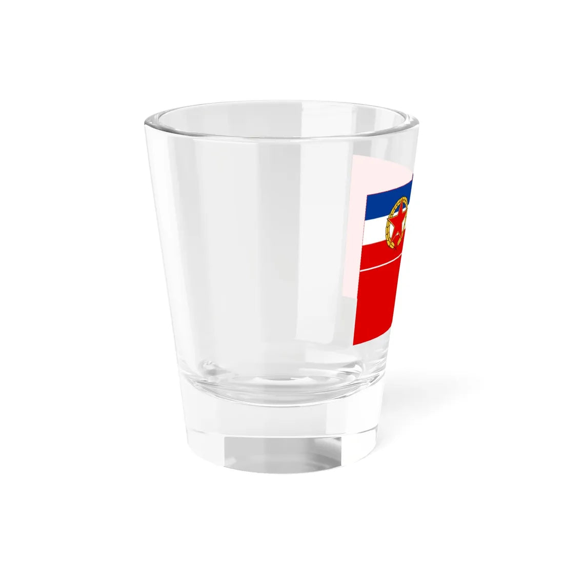 Naval Ensign of Yugoslavia 1949-1993 (Croatia) Shot Glass 1.5oz - Go Mug Yourself