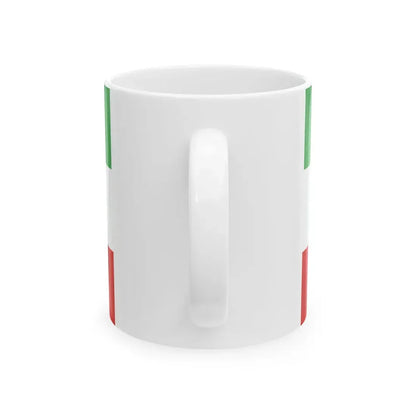 Naval flag of Iran 1933-1980 (Iran) White Coffee Mug - Go Mug Yourself