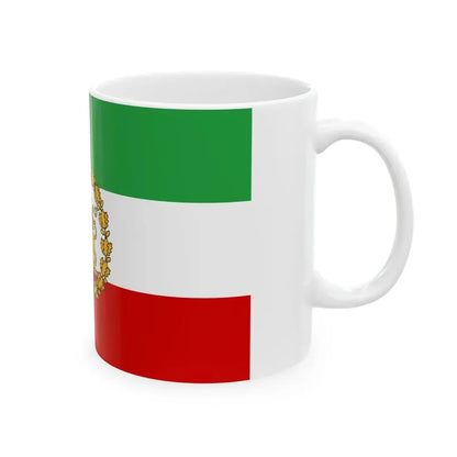Naval flag of Iran 1933-1980 (Iran) White Coffee Mug - Go Mug Yourself