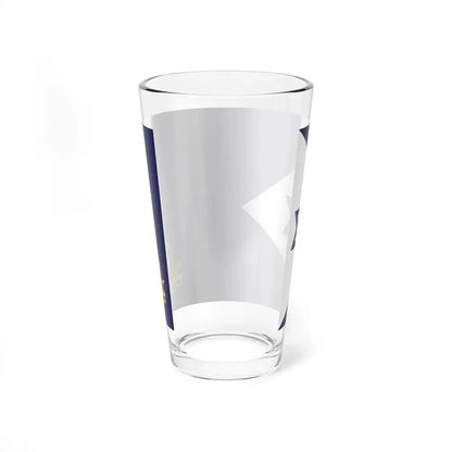 Naval Flag of Israel (Israel) Pint Glass 16oz - Go Mug Yourself
