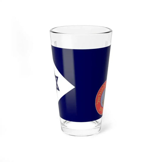 Naval Flag of Israel old (Israel) Pint Glass 16oz 16oz - Go Mug Yourself