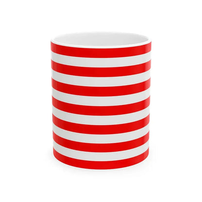 Naval flag of Majapahit Kingdom (Indonesia) White Coffee Mug 11oz - Go Mug Yourself