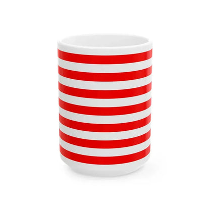 Naval flag of Majapahit Kingdom (Indonesia) White Coffee Mug 15oz - Go Mug Yourself