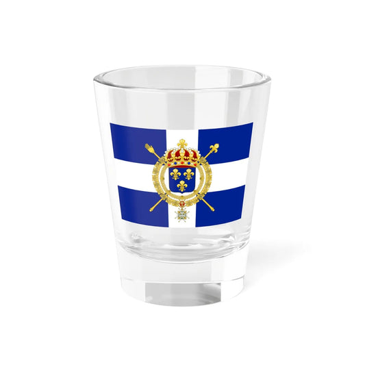 Naval Flag of the Kingdom of France Civil Ensign (France) Shot Glass 1.5oz 1.5oz - Go Mug Yourself