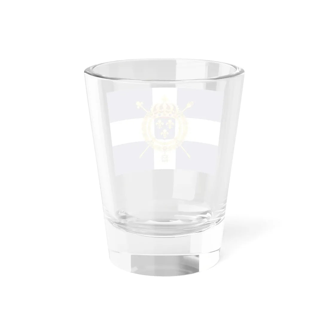 Naval Flag of the Kingdom of France Civil Ensign (France) Shot Glass 1.5oz - Go Mug Yourself