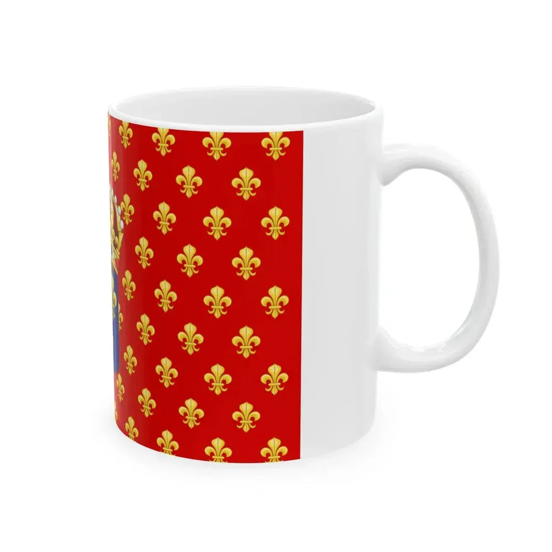 Naval Flag of the Kingdom of France Merchant Ensign (France) White Coffee Mug - Go Mug Yourself