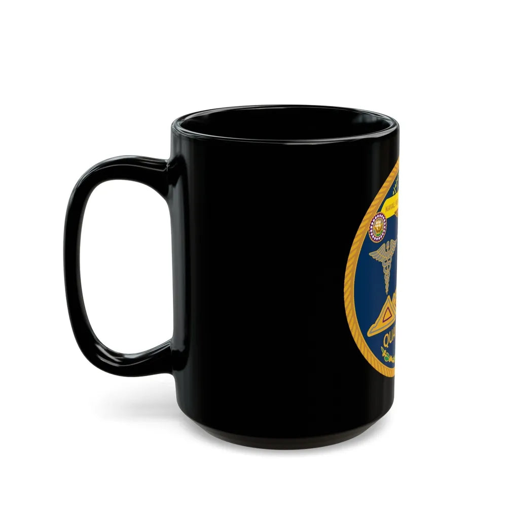 Naval Health Clinic QuanticoVA (U.S. Navy) Black Coffee Mug-Go Mug Yourself