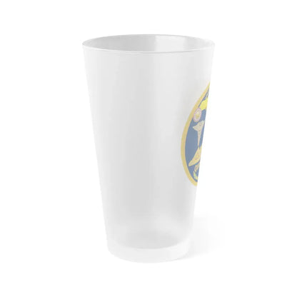 Naval Health Clinic QuanticoVA (U.S. Navy) Frosted Pint Glass 16oz - Go Mug Yourself