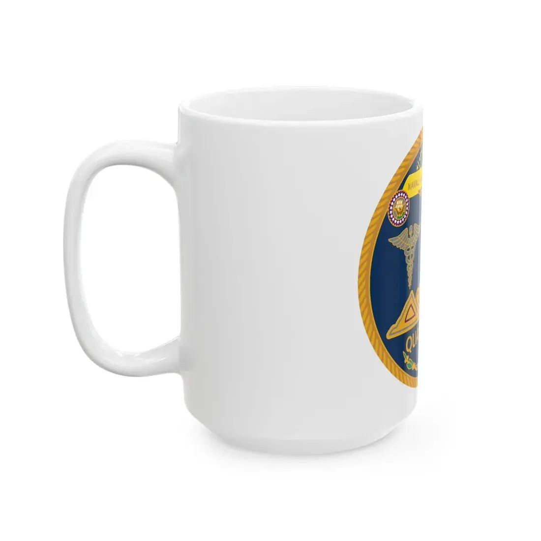 Naval Health Clinic QuanticoVA (U.S. Navy) White Coffee Mug - Go Mug Yourself