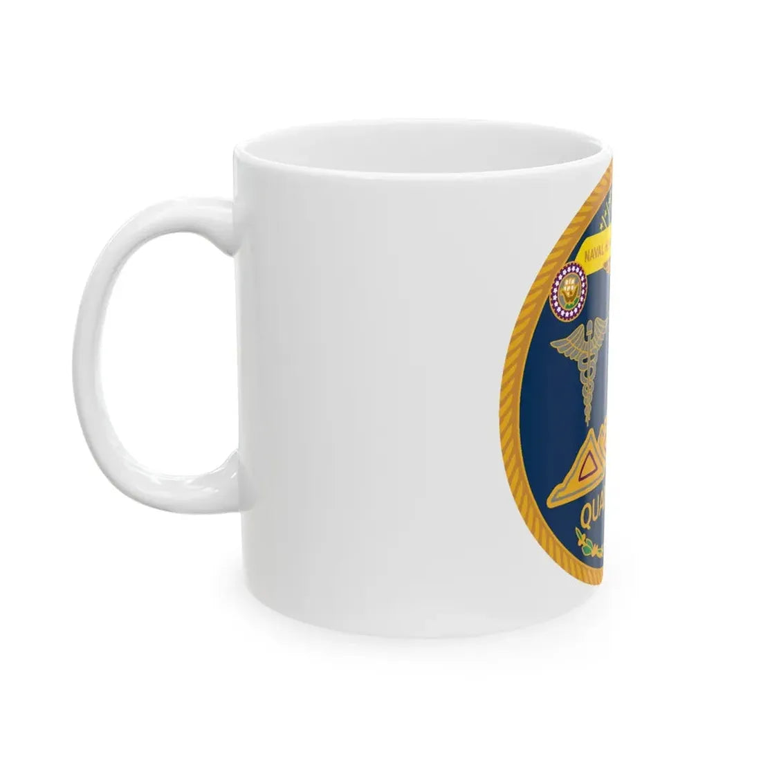Naval Health Clinic QuanticoVA (U.S. Navy) White Coffee Mug - Go Mug Yourself