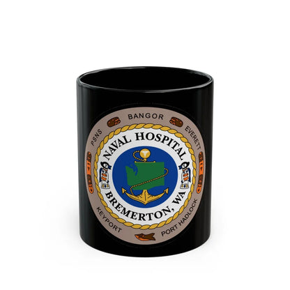 Naval Hospital Bremerton WAS 2006 (U.S. Navy) Black Coffee Mug-11oz-Go Mug Yourself