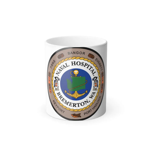 Naval Hospital Bremerton WAS 2006 (U.S. Navy) Color Changing Mug 11oz-11oz-Go Mug Yourself