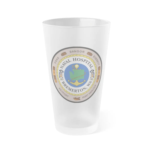 Naval Hospital Bremerton WAS 2006 (U.S. Navy) Frosted Pint Glass 16oz-Go Mug Yourself