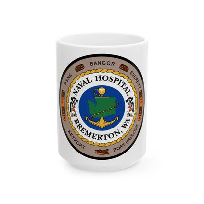 Naval Hospital Bremerton WAS 2006 (U.S. Navy) White Coffee Mug 15oz - Go Mug Yourself