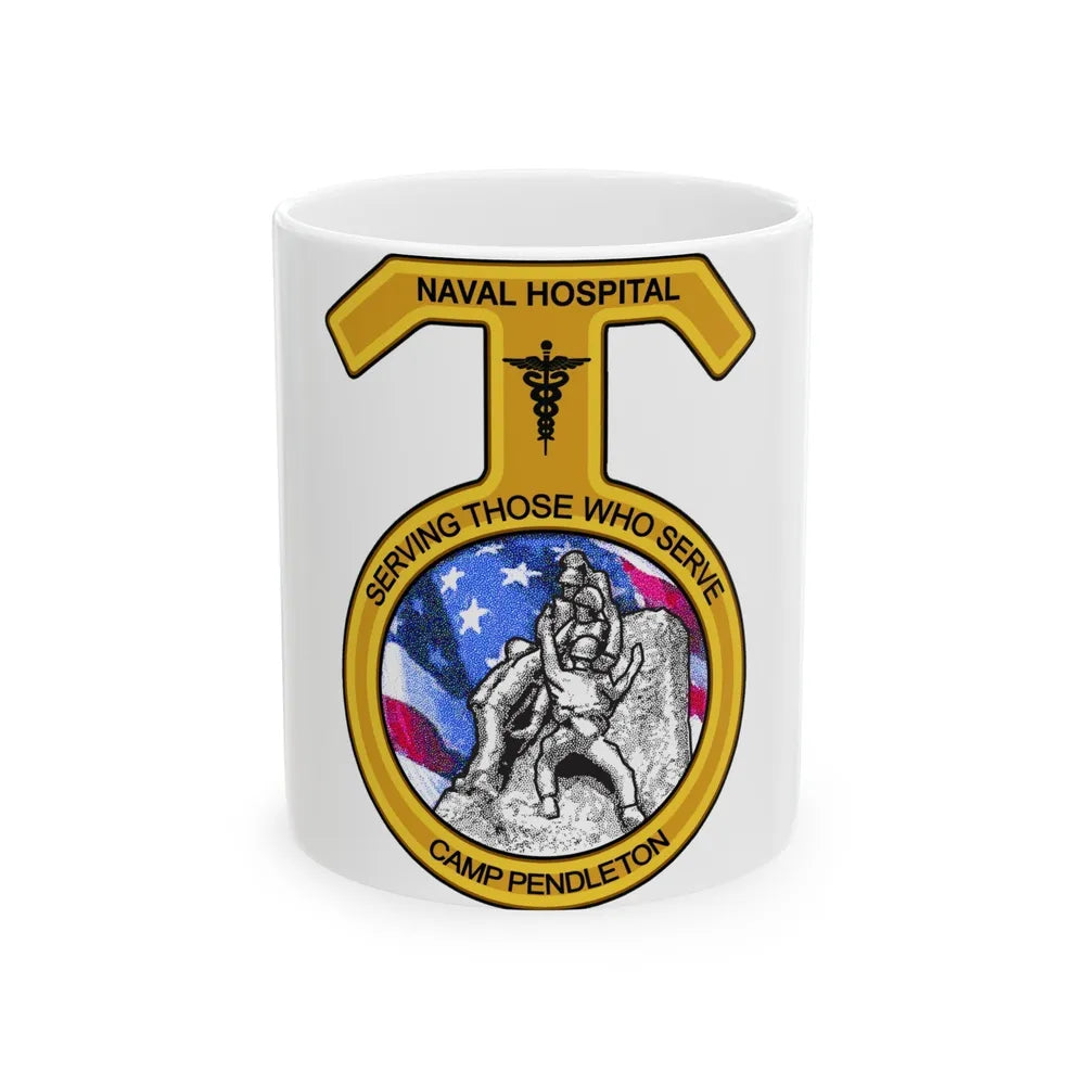 Naval Hospital Camp Pendleton (U.S. Navy) White Coffee Mug-11oz-Go Mug Yourself