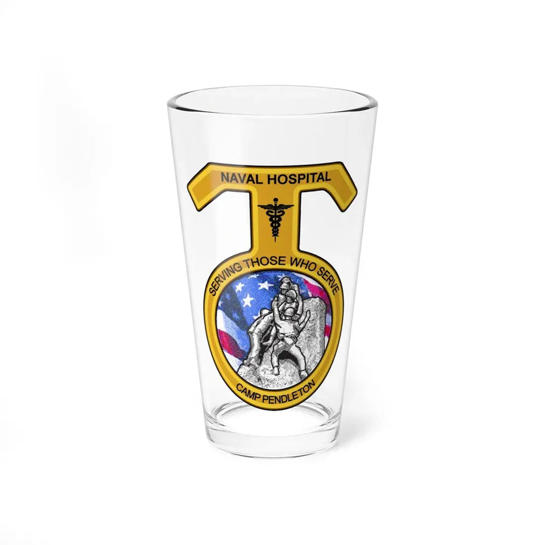 Naval Hospital Camp Pendleton (U.S. Navy) Pint Glass 16oz 16oz - Go Mug Yourself