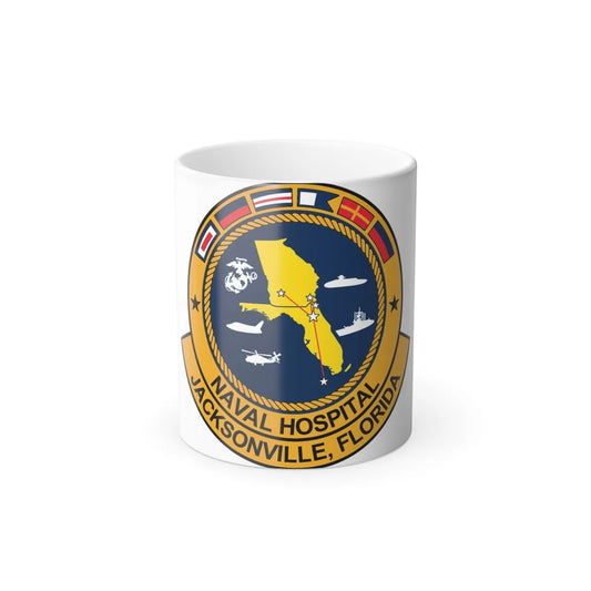 Naval Hospital Jacksonville (U.S. Navy) Color Changing Mug 11oz-11oz-Go Mug Yourself