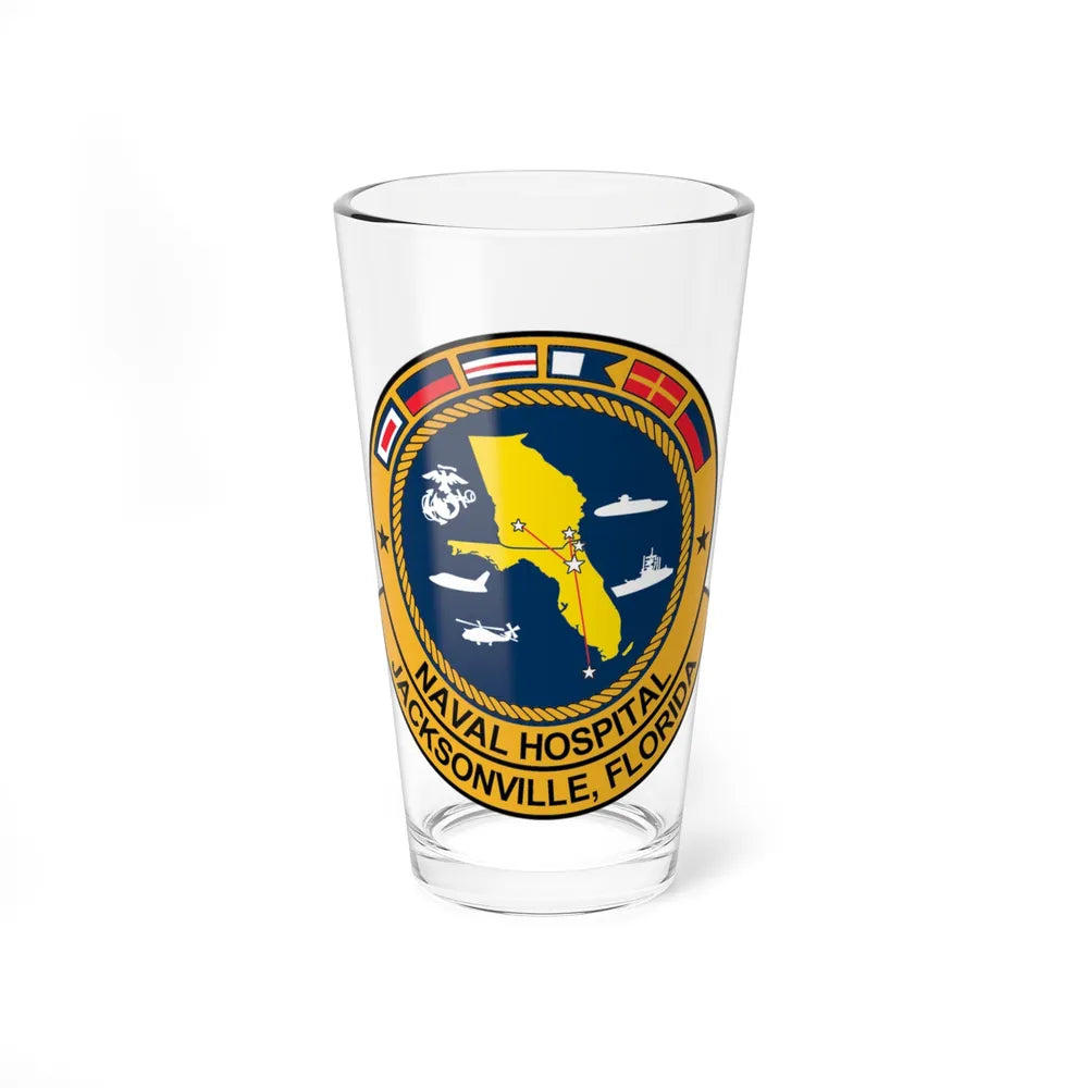 Naval Hospital Jacksonville (U.S. Navy) Pint Glass 16oz-16oz-Go Mug Yourself