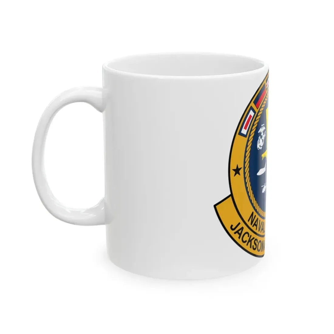 Naval Hospital Jacksonville (U.S. Navy) White Coffee Mug - Go Mug Yourself