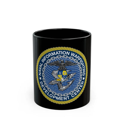 Naval Information Warfighting Development Center (U.S. Navy) Black Coffee Mug-11oz-Go Mug Yourself