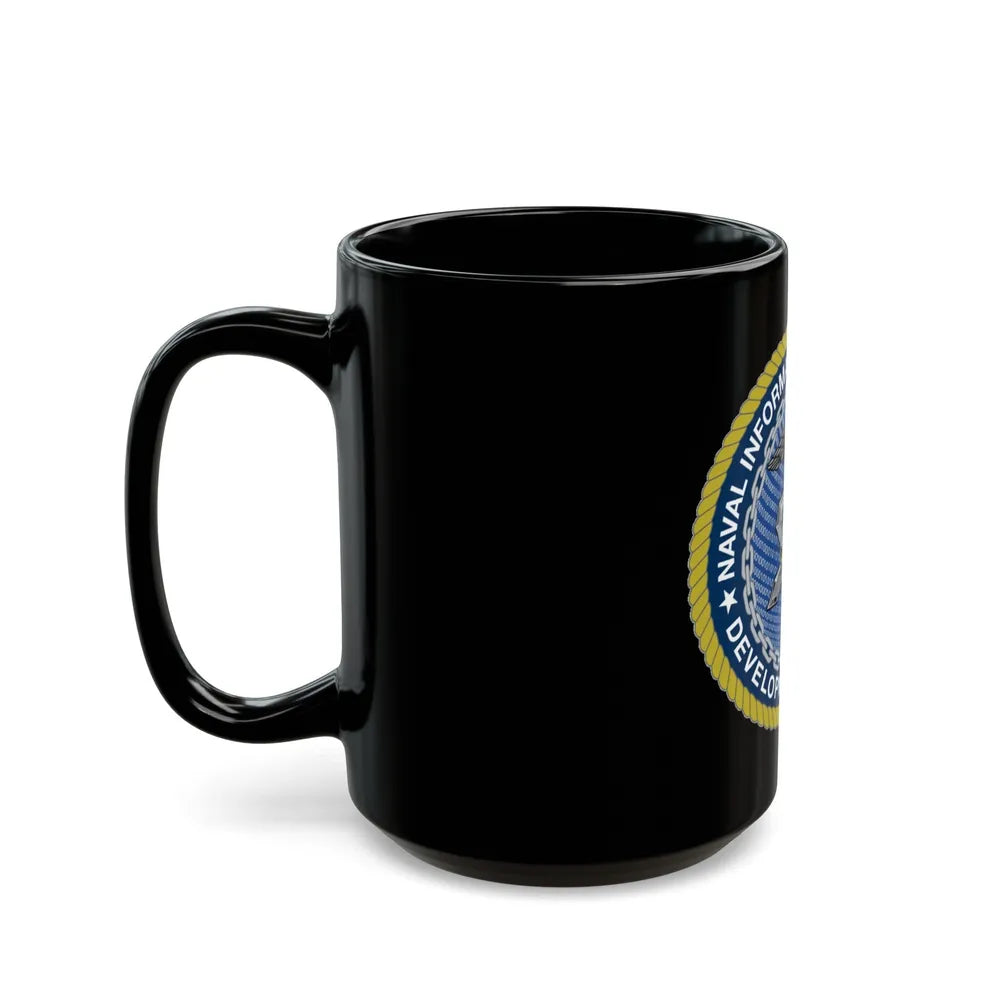 Naval Information Warfighting Development Center (U.S. Navy) Black Coffee Mug-Go Mug Yourself