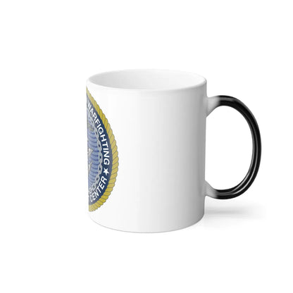 Naval Information Warfighting Development Center (U.S. Navy) Color Changing Mug 11oz-Go Mug Yourself