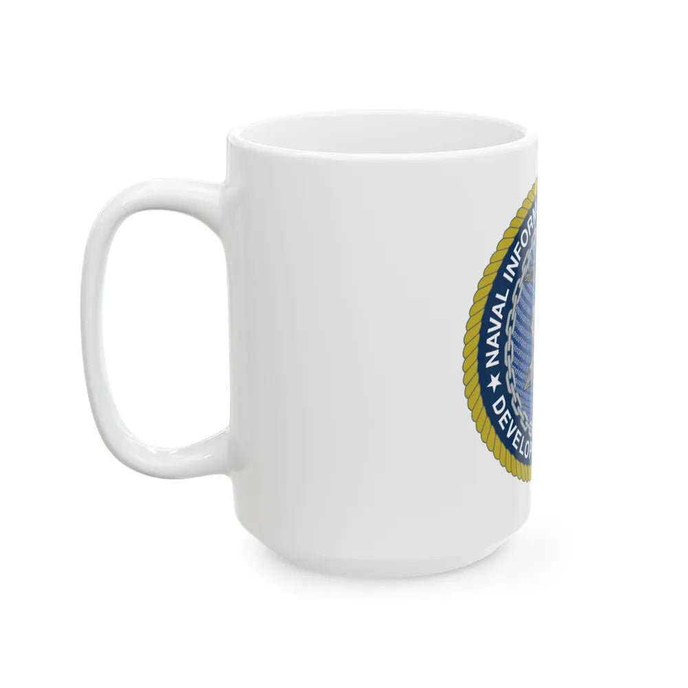 Naval Information Warfighting Development Center (U.S. Navy) White Coffee Mug-Go Mug Yourself