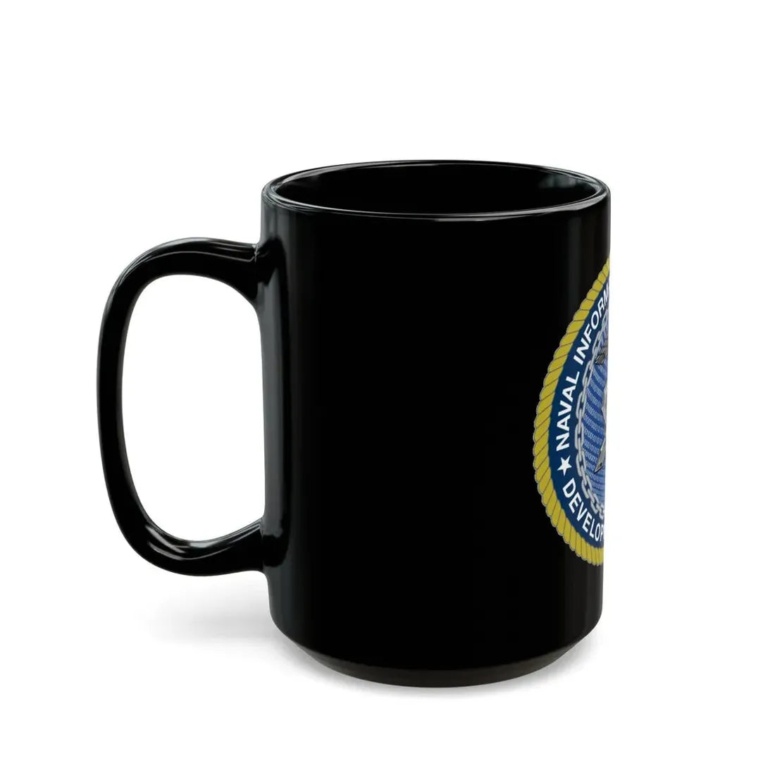 Naval Information Warfighting Development Center (U.S. Navy) Black Coffee Mug - Go Mug Yourself