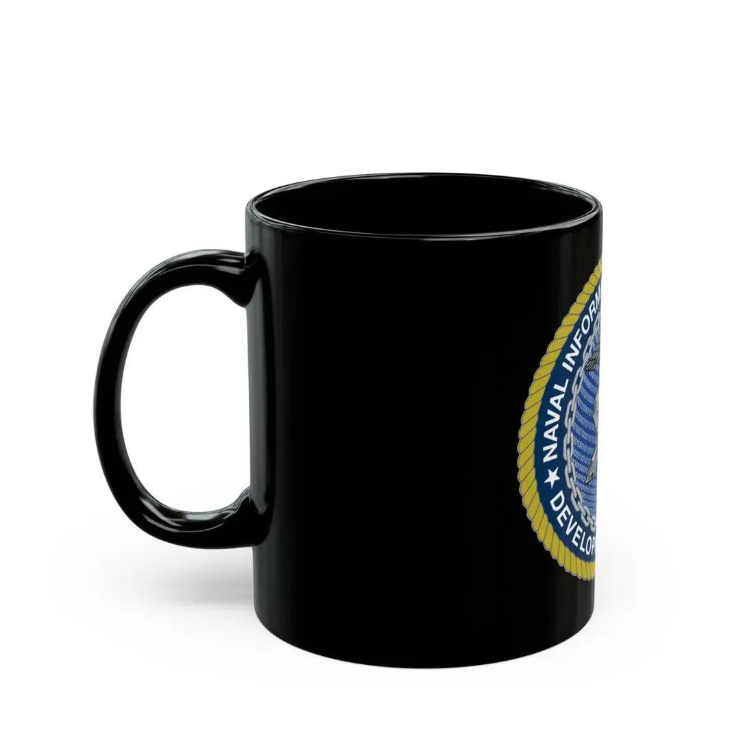 Naval Information Warfighting Development Center (U.S. Navy) Black Coffee Mug - Go Mug Yourself