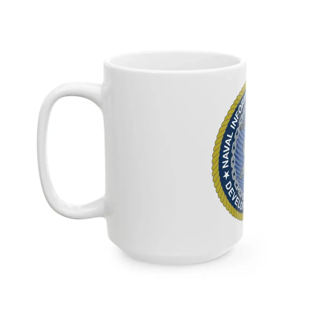 Naval Information Warfighting Development Center (U.S. Navy) White Coffee Mug - Go Mug Yourself