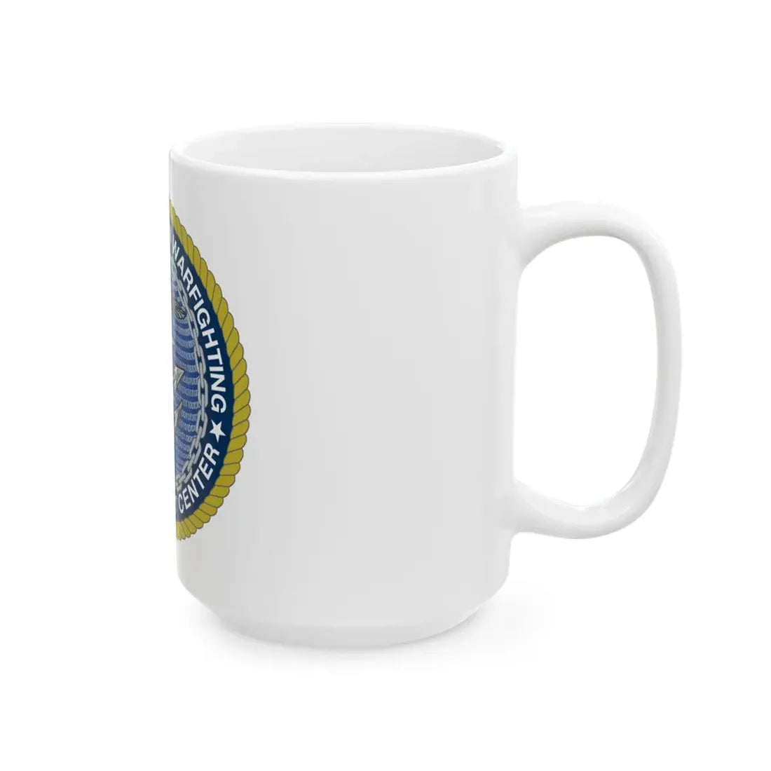 Naval Information Warfighting Development Center (U.S. Navy) White Coffee Mug - Go Mug Yourself
