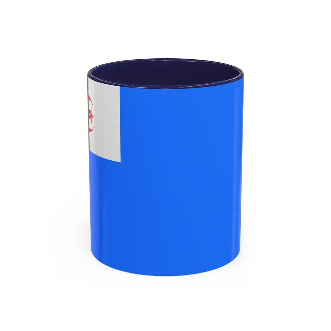 Naval Jack of Algeria - Accent Coffee Mug 11oz Navy - Go Mug Yourself