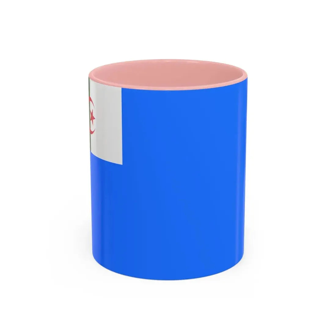 Naval Jack of Algeria - Accent Coffee Mug 11oz Pink - Go Mug Yourself