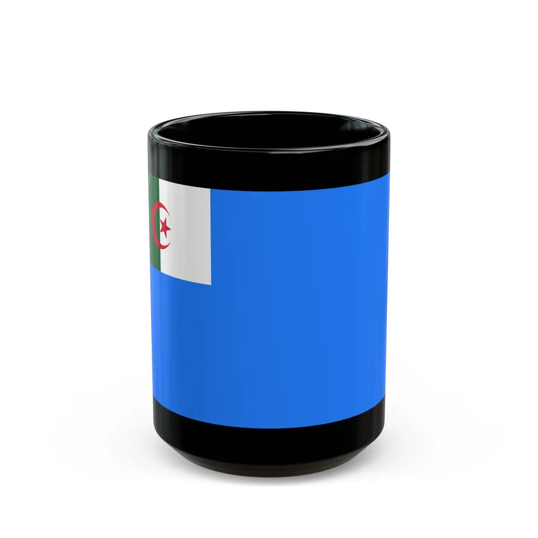 Naval Jack of Algeria - Black Coffee Mug 15oz - Go Mug Yourself