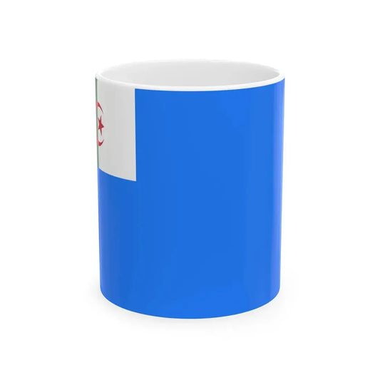 Naval Jack of Algeria - White Coffee Mug 11oz - Go Mug Yourself