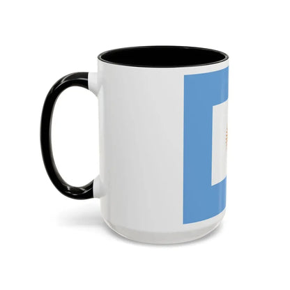 Naval Jack of Argentina - Accent Coffee Mug - Go Mug Yourself