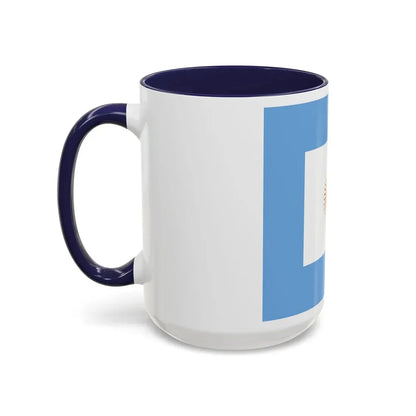 Naval Jack of Argentina - Accent Coffee Mug - Go Mug Yourself